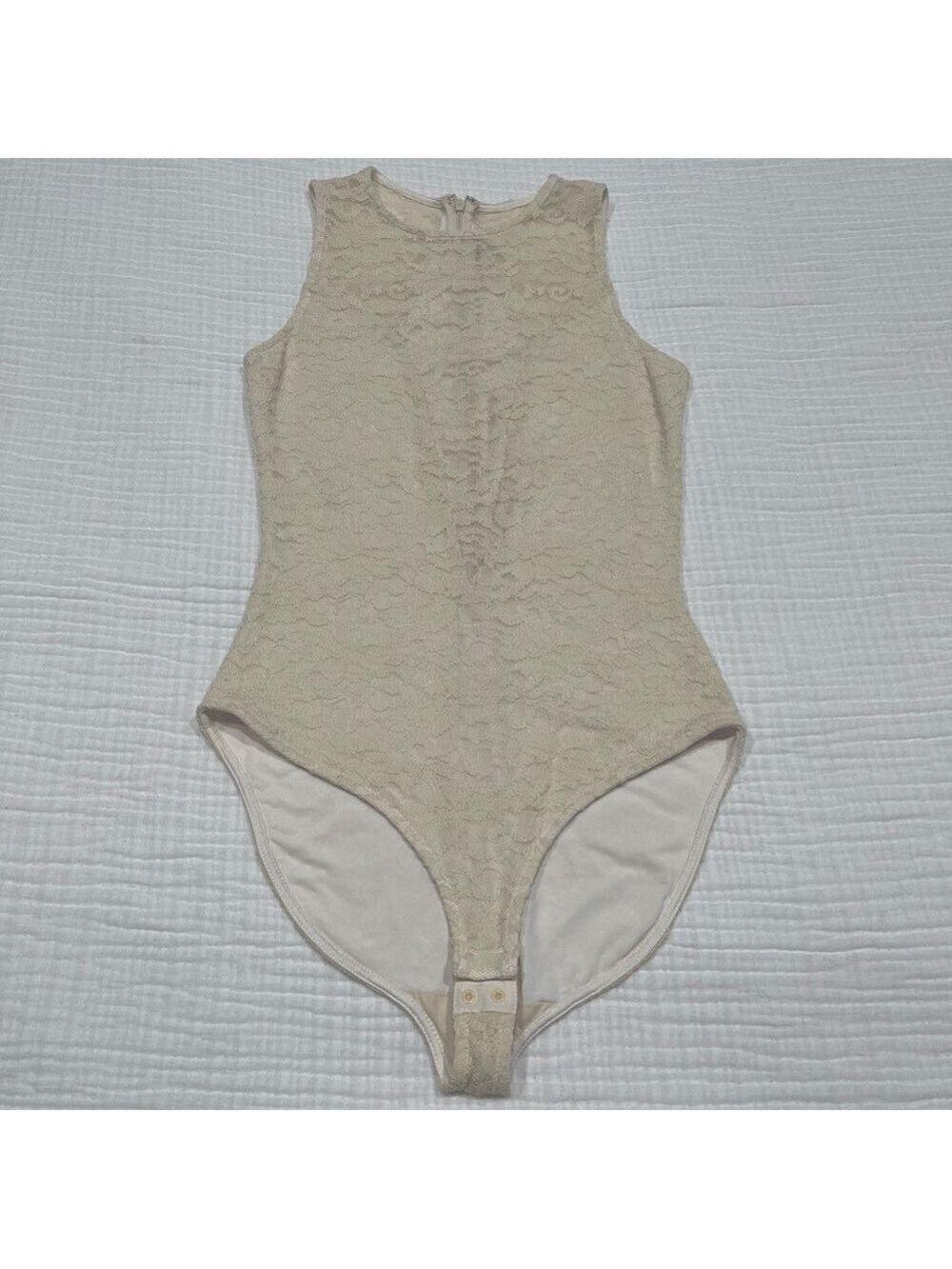 Rachel Roy Cream Lace Bodysuit